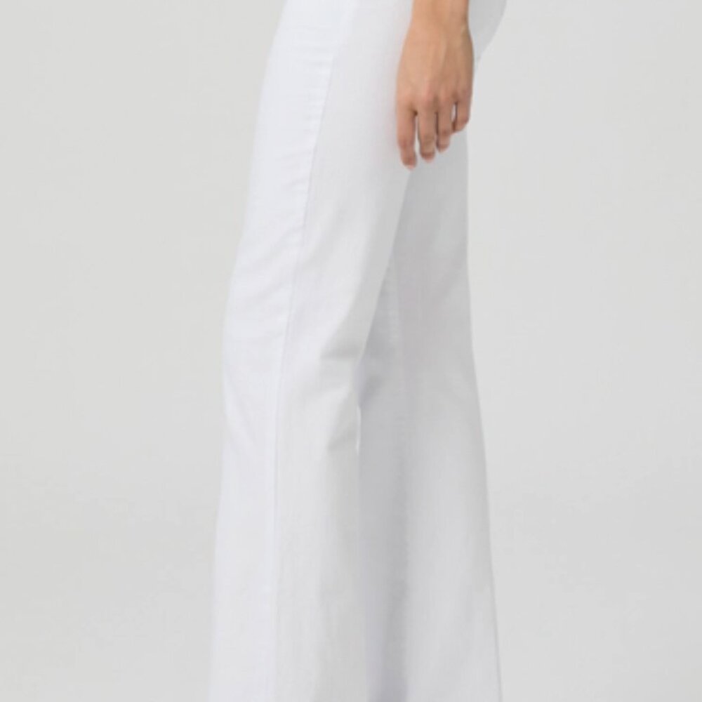 PAIGE High Rise Laurel Canyon Petite Bootcut Jeans – Crisp White, Size 26 (NWT) - Picture 5 of 5